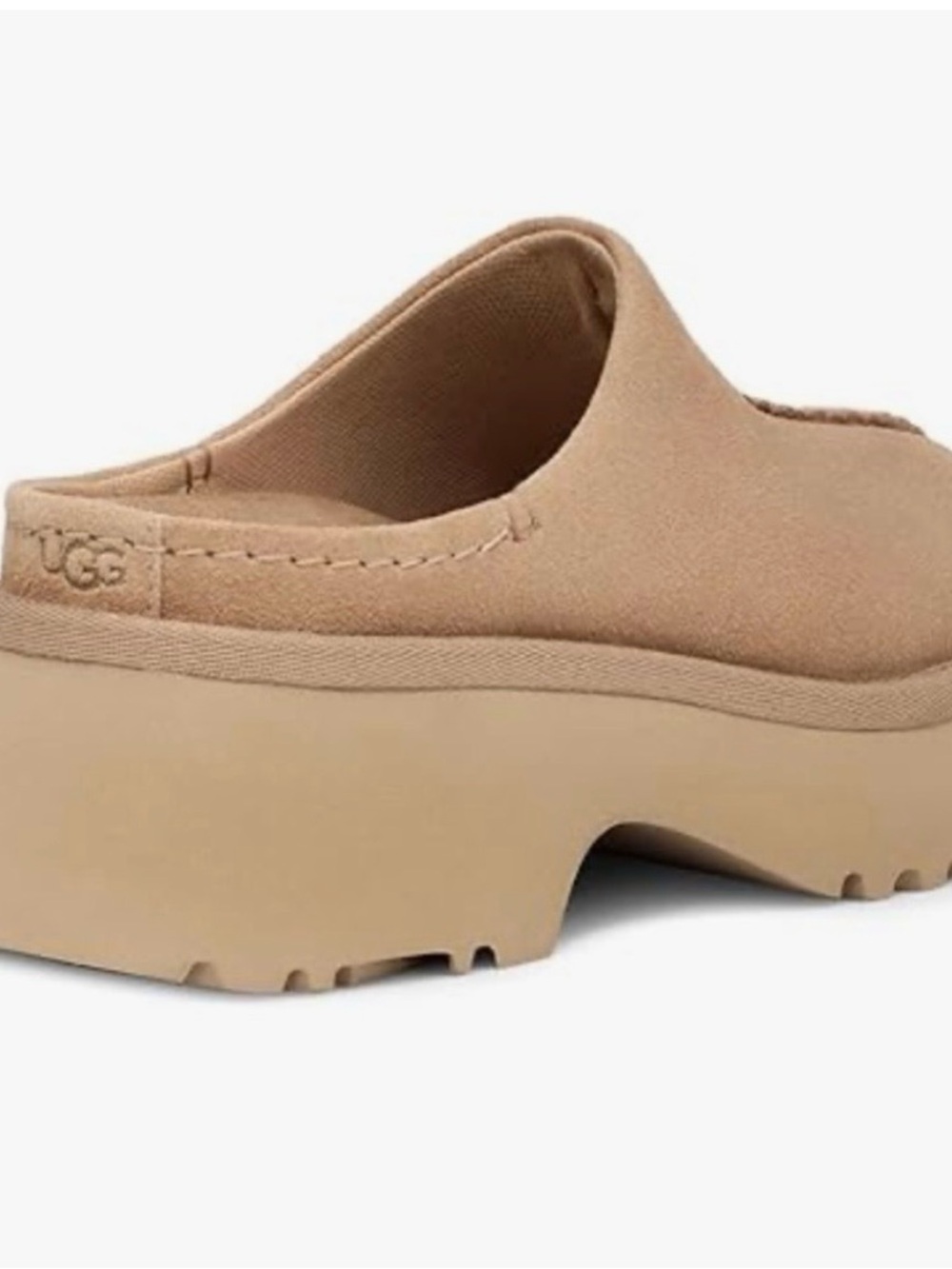 UGG Women’s Tan Platform Slide Clog - Picture 1 of 4